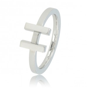 My Bendel Godina ring H-model zilver mt. 18 - 3221713