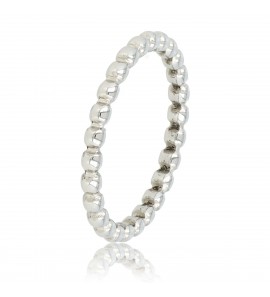 My Bendel Picolo ring met bolletjes zilver mt. 16 - 3221771