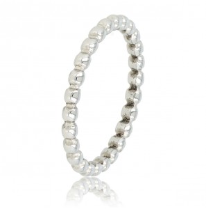 My Bendel Picolo ring met bolletjes zilver mt. 19 - 3221774
