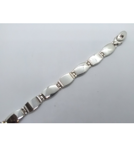 Zilver armband fantasie schakels 10 mm 20 cm - 3222132