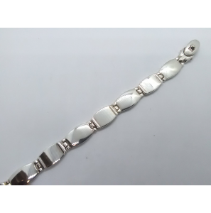 Zilver armband fantasie schakels 10 mm 20 cm - 3222132