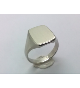 Zilver herenring stomphoek 13x16 mm mt. 20¼ - 3222337