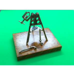 Zilver miniatuur Pijpfitter instalatie - 27813