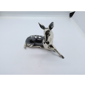 Zilver miniatuur Hert 70 x 50 mm - 20397