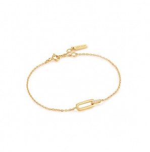 Ania Haie Glam Interlock Bracelet M GP - 3222981