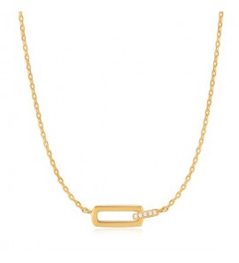 Ania Haie Interlock Nacklace M GP 40-45 cm - 3222984