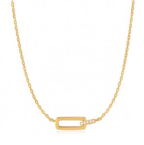 Ania Haie Interlock Nacklace M GP 40-45 cm - 3222984
