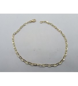 Goud armband anker gewalst 2.5 mm 19.5 cm - 3222175
