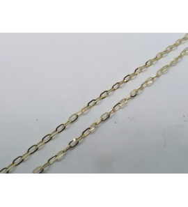 Goud anker gewalst 2.5 mm 45 cm - 3222176