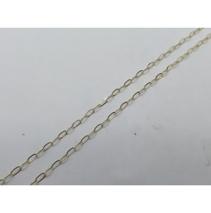 Goud collier anker gewalst 1.5 mm 45 cm - 3222177