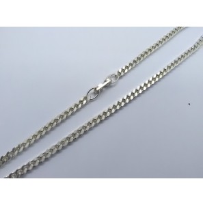 Zilver collier gourmet 3.8 mm 45 cm - 3222200