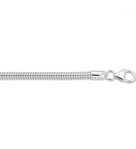 Zilver slang armband 3.0 mm 19 cm - 3222259