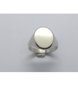 Zilver herenring ovaal 13x16 mm mt. 20 - 3222375