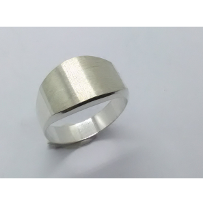 Zilver herenring ovaal 18x12 mm mt. 20¼ - 3222392