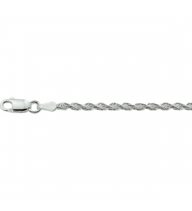 Zilver collier koord 2.5 mm 42 cm - 3222408