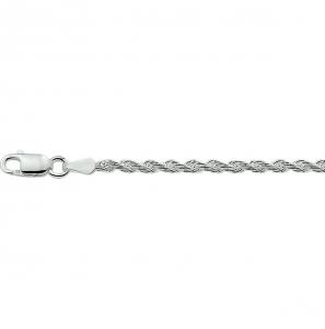 Zilver collier koord 2.5 mm 42 cm - 3222408