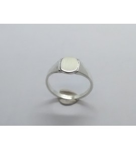 Zilver Graveerring 8x8 mm mt. 19¾ - 3222432