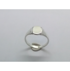 Zilver Graveerring 8x8 mm mt. 17¼ - 3222435
