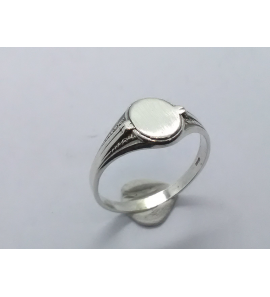 Zilver Graveerring 8x8 mm mt. 16½ - 3222441