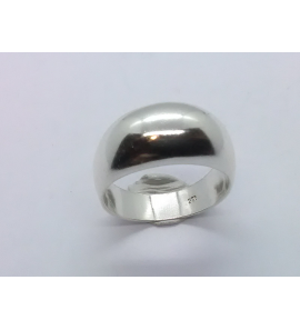 Zilver dames ring alfopend bol mt. 19¥ - 3222517