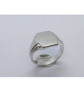 Zilver herenring vierkant 11x14 mm mt. 20 - 3222525