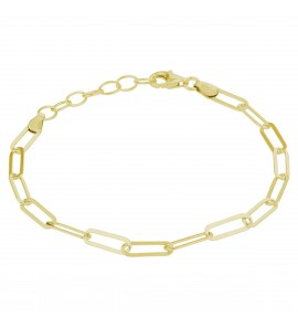 Zilver GP armband peperclip 3.8 mm 16+3 cm - 3223709