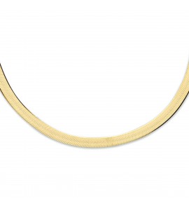 Zilver GP collier plat gourmet 3.3 mm 40+5 cm - 3223712