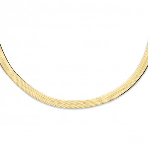 Zilver GP collier plat gourmet 3.3 mm 40+5 cm - 3223712