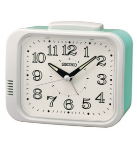 Seiko wekker met bel alarm wit - 3222636
