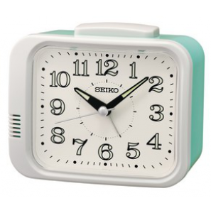Seiko wekker met bel alarm wit - 3222636