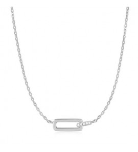 Ania Haie Interlock Nacklace M Silver 40-45 cm - 3222951