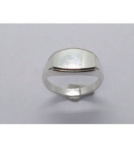 Zilver Graveerring ovaal 12x7 mm mt. 20½ - 3222558