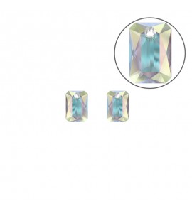 MY iMenso Gold Creoli Rettangolo pair stone "Brillante crystal" "Crystal AB" 9 mm - 3223186