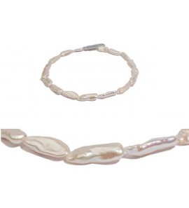 Di-Perle collier zoetwaterparel wit Biwa 45 cm - 3223101