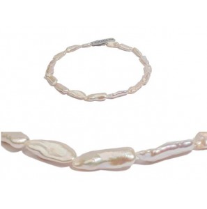 Di-Perle collier zoetwaterparel wit Biwa 45 cm - 3223101