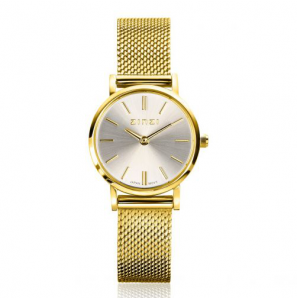 ZINZI horloge mini rond gold w.wpl zilver/mach band - 3223162