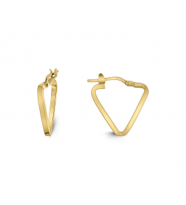 MY iMenso Creoli earring "Triangolo" GP 1M17 mm - 3223195