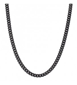 Aze Juwels Nacklace Gourmette Eight - Noir 50+10 cm - 3223283