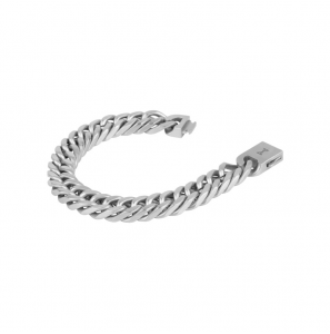 Aze Juwels Gourmette Flat Twelve Satin - Inox 19.5 cm - 3223300