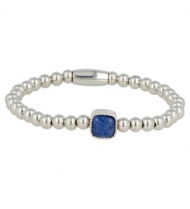 My Bendel Vita Elast. kralenarmband Bleu Aventurine mt. M - 3223482