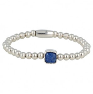 My Bendel Vita Elast. kralenarmband Bleu Aventurine mt. M - 3223482