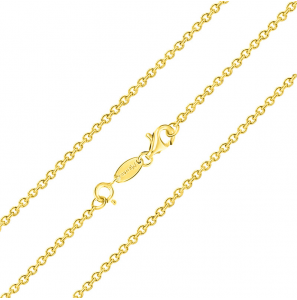 MY iMenso necklace "jasseron 2,5mm" (925/1Mgold-plated) 60cm - 3223238