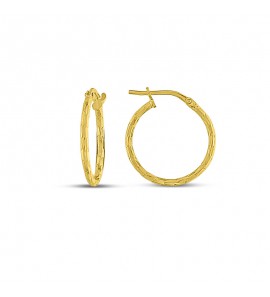 MY iMenso Creoli earring "Modifo" 18 mm GP 1M - 3223203