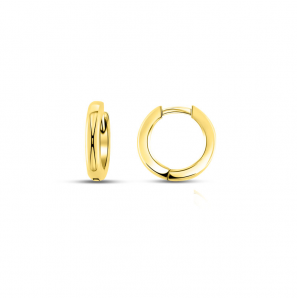 MY iMenso Creoli earring "Dritto" 14.5 mm GP 1M - 3223204