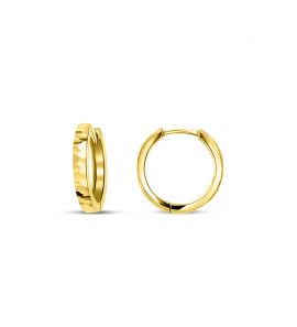 MY iMenso Creoli earring "Specchio" 16 mm GP 1M - 3223208