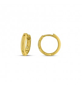 MY iMenso Creoli earring "Mezzo Dritto" 14.5 mm GP 1M - 3223207