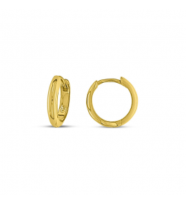 MY iMenso Creoli earring "Mezzo Dritto" 14.5 mm GP 1M - 3223207