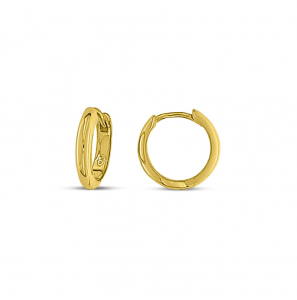 MY iMenso Creoli earring "Mezzo Dritto" 14.5 mm GP 1M - 3223207