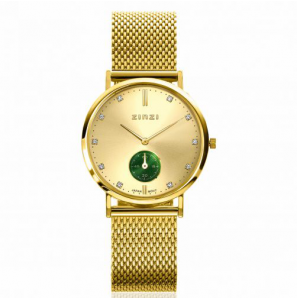 ZINZI Roman horloge gg. w.plt/groen.chrono/gg. mashband - 3223494