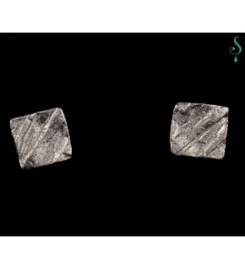 Sanjoya Antwerpen oorknopjes grijs ysmat diamt. - 3223392
